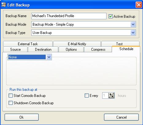 select the backup you want to automate and click the “Edit Backup” button. Then navigate to the “Schedule” tab