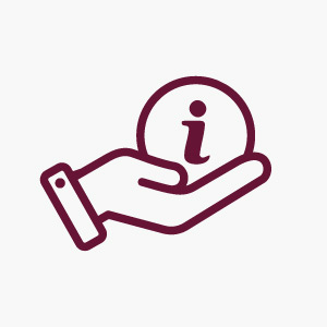 Information icon with an "i" in the middle of a circle