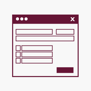 Blank form icon