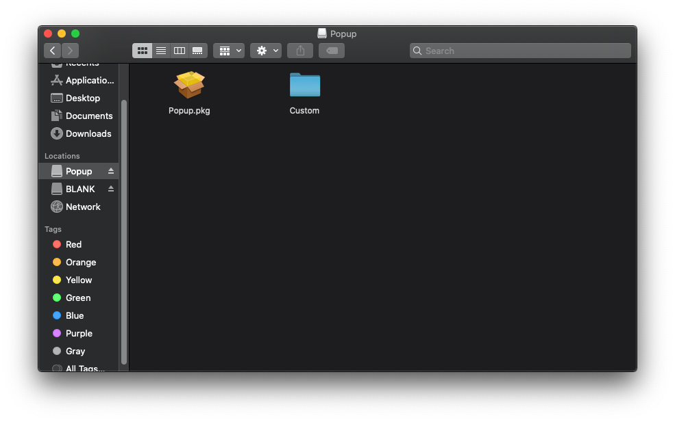Screenshot of Pharos installation package