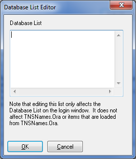 Golden Database List Editor