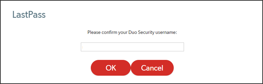 DUO confirmation