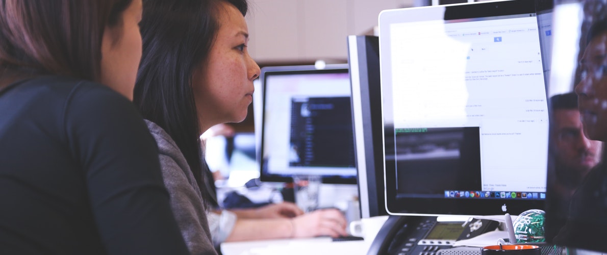 women using computers